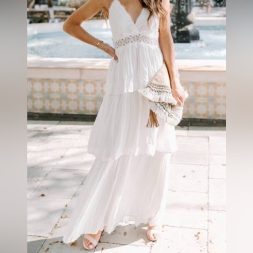 Tiered maxi dress